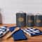 MegaChef Kitchen Food Storage & Organization Gray 5-Piece Canister Set
